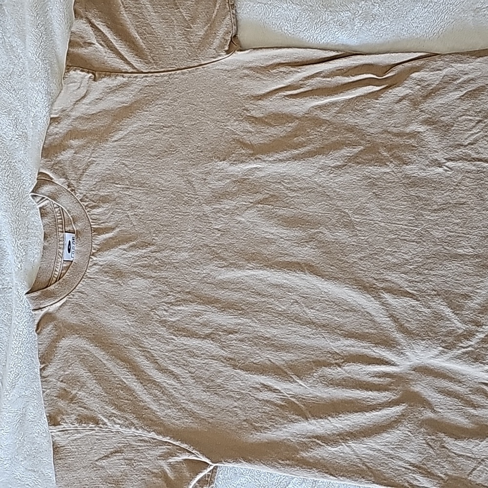 Pro Club mens XL heavy weight tan shirt